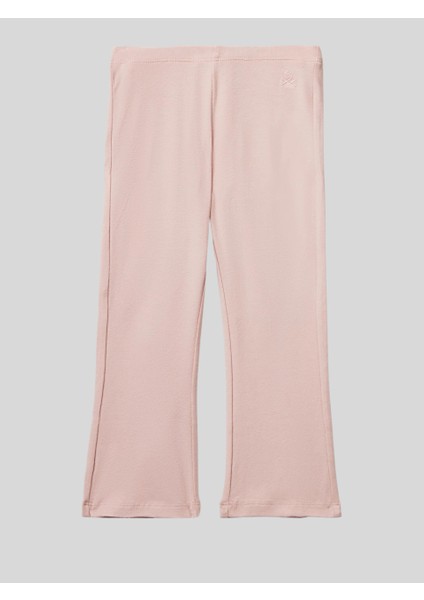 Kız Çocuk Ispanyol Paça Tayt 1-6 Yaş Pembe