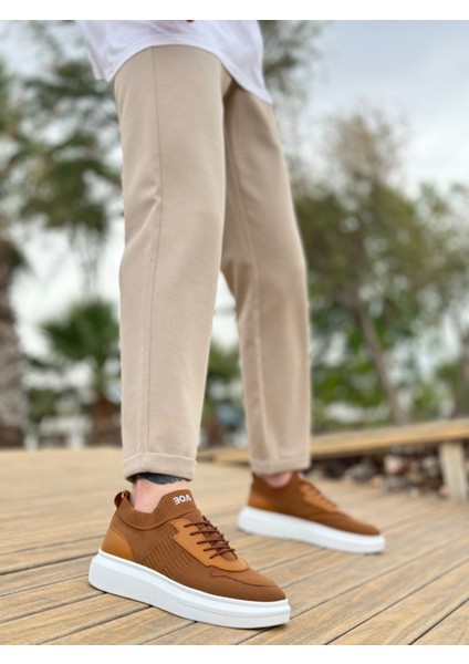 ET0812 Özel Örme Triko Tarz Taba Renk Spor Ayakkabı fiyatları