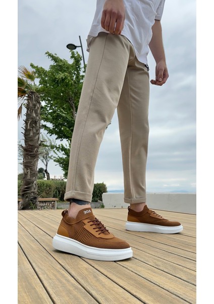 ET0812 Özel Örme Triko Tarz Taba Renk Spor Ayakkabı fırsatları