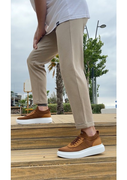 ET0812 Özel Örme Triko Tarz Taba Renk Spor Ayakkabı indirimleri