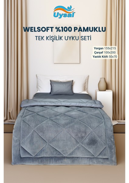 Welsoft Akfil Tek Kişilik Uyku Seti