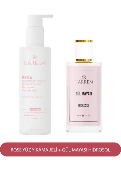 Rose Series Yıkama Jeli-Gül Mayası Seti