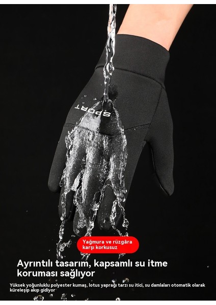 Erkek Isıtmalı Bisiklet Kadın Polarlı Dış Mekan Spor Eldiveni (Yurt Dışından) fırsatları