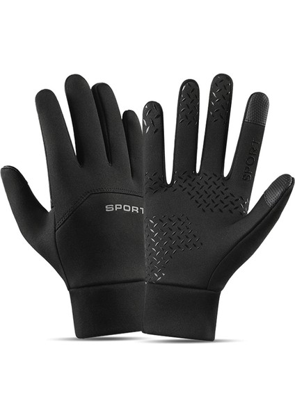 Erkek Isıtmalı Bisiklet Kadın Polarlı Dış Mekan Spor Eldiveni (Yurt Dışından)