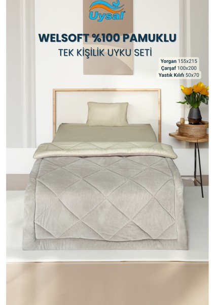 Welsoft Akfil Tek Kişilik Uyku Seti