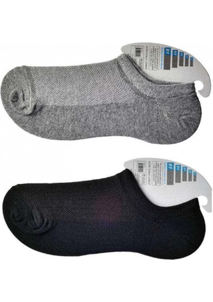 Siyah ve Gri Erkek Görünmez Çorap 9 Çift fiyatları