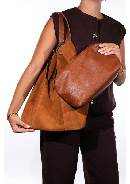 Orlıtha Taba Hakiki Deri Süet Kadın Omuz Çantası fiyatları