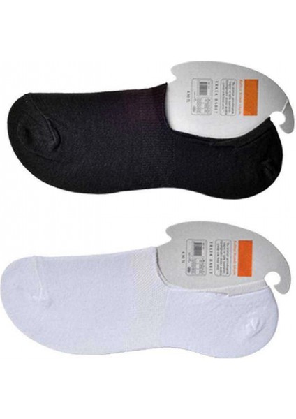 Siyah ve Beyaz Erkek Babet Çorap 9 Çift fiyatları