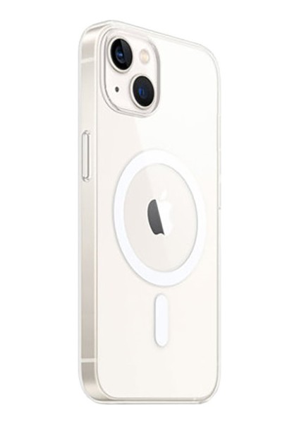 iPhone 14 Kılıf Pc Real Magsafe Kapak - Şeffaf