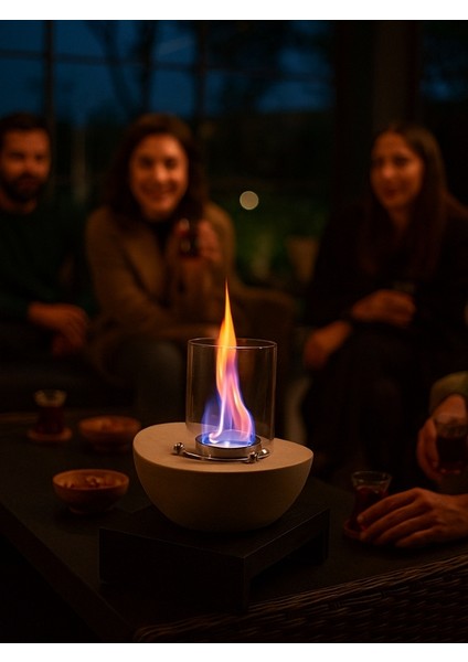 Meta Biyoetanol Masaüstü Şömine -1 Lt Yakıt Hediyeli modelleri