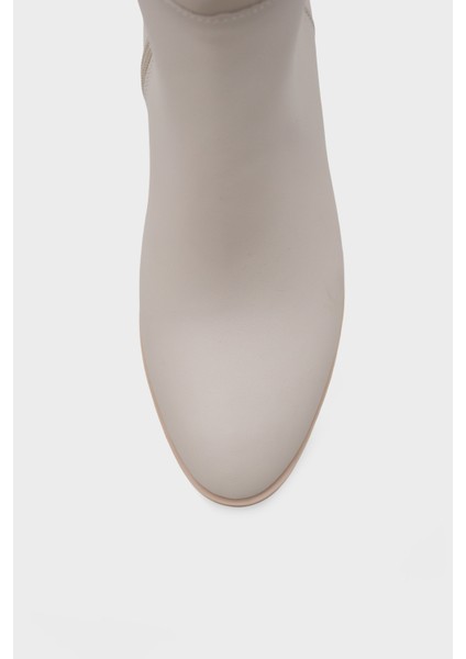 Oval Burunlu Yandan Fermuarlı Topuklu Kadın Çizme modelleri