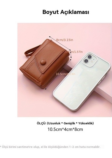 Kısa Bayan Fermuarlı Cüzdan % 30 Indirim Bozuk Para Cüzdanı (Yurt Dışından) fırsatları