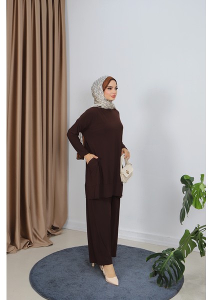 Yanları Cepli Sandy Pantolonlu Takım fiyatları