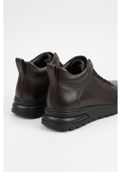 Hakiki Deri Kahverengi Günlük Erkek Casual Ayakkabı LUASS27AL0047 indirimleri