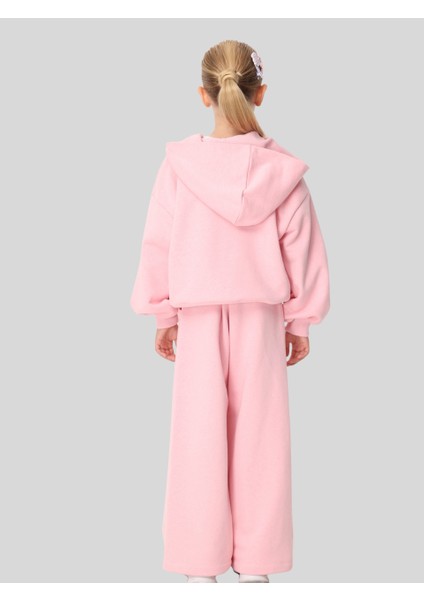 Kız Çocuk Eşofman Takım 3-8 Yaş Pembe fırsatları