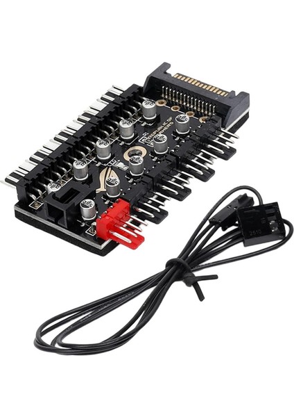 4988 10 Port Fan Power Sata Güç Switch Pwm Çoklayıcı indirimleri