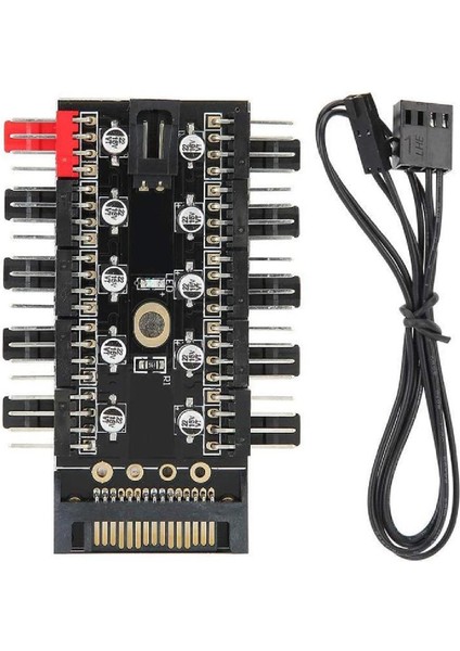 4988 10 Port Fan Power Sata Güç Switch Pwm Çoklayıcı