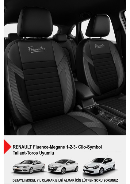 Formentor Tay Tüyü Oto Koltuk Kılıfı(Renault Fluence-Megan 1-2-3-Clio-Symbol-Tailant-Toros)