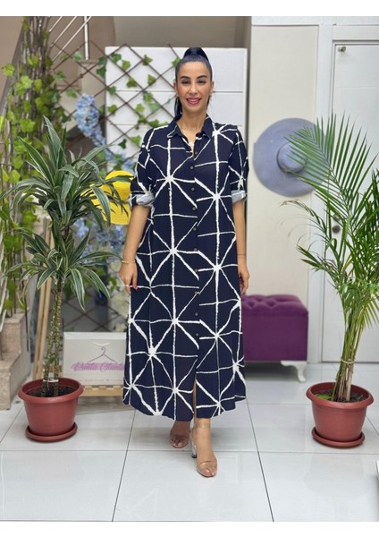 ECE616112 Pamuk Viskon Ece Elbise