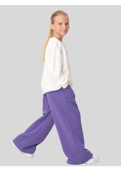 Kız Çocuk Eşofman Takım 8-14 Yaş Lila modelleri