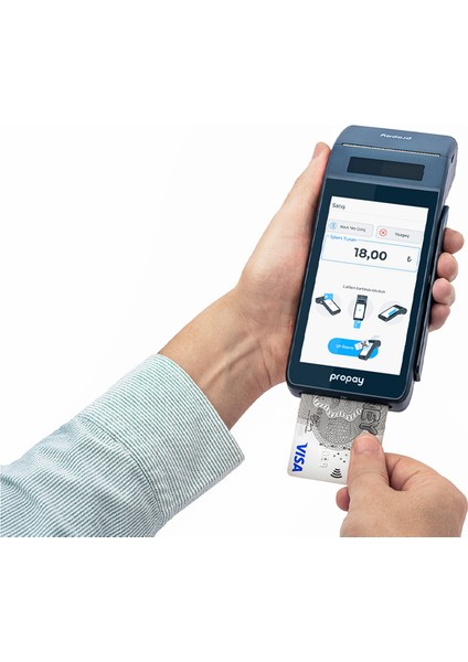 P1000 Ecr Android Yazarkasa Pos 4g ve Wifi (Kurulup Kargoya Verilir)Koruyucu Cam Hediy