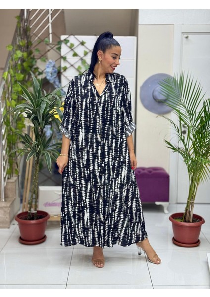 ECE616108 Pamuk Viskon Ece Elbise