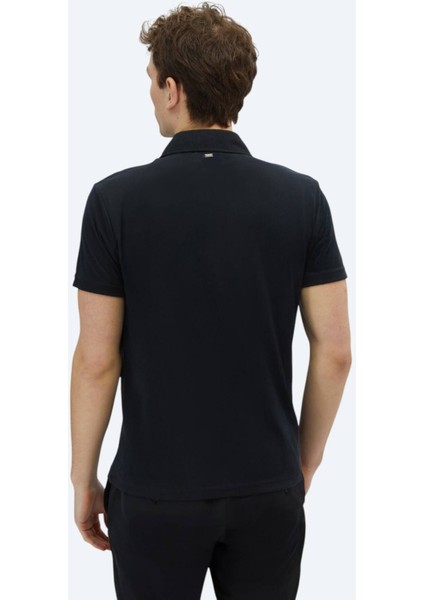 Siyah Düz Polo Yaka T-Shirt indirimleri