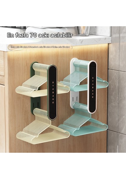 Kısmaya Uygun, Delinmesiz Duvara Asılabilen Kıyafet Askısı (Yurt Dışından) indirimleri