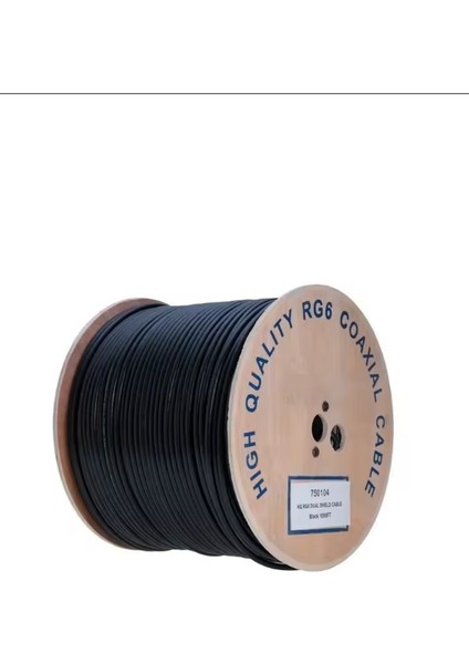 20 Metre Rg6 / U4 Gold Uçlu 64 Tel Hazır Uydu Anten Kablosu “hazır Tak Kullan” (Siyah) fiyatları