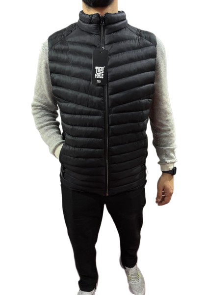 Mevsimlik Yelek Siyah modelleri