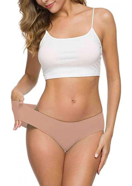 2 Adet Kadın Dikişsiz Lazer Kesim Esnek Iz Yapmayan Külot S2