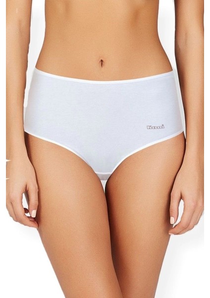 Basic Beyaz Kadın Slip Külot 2'li