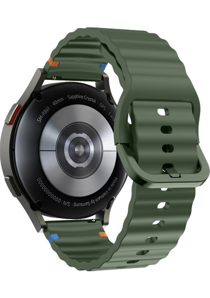 Huawei Watch Gt6 Pro 46MM Ile Uyumlu Dalga Desenli Tokalı Yumusaş Soft Silikon Kordon fiyatları