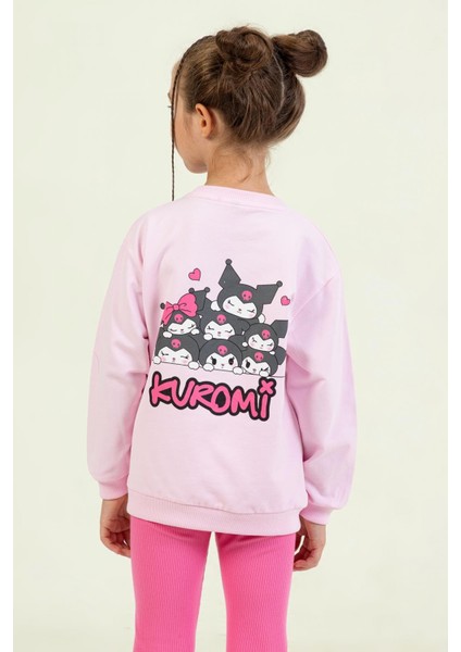 Kız Çocuk Kuromi Taytlı Takım 4-9 Yaş Pembe fiyatları