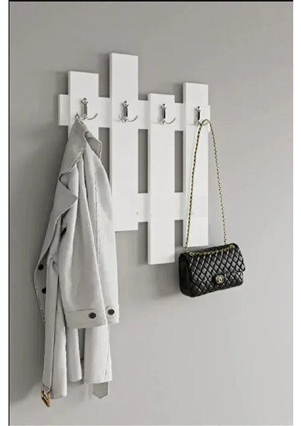 Flora Chıt Duvar Tipi Elbise Askılığı