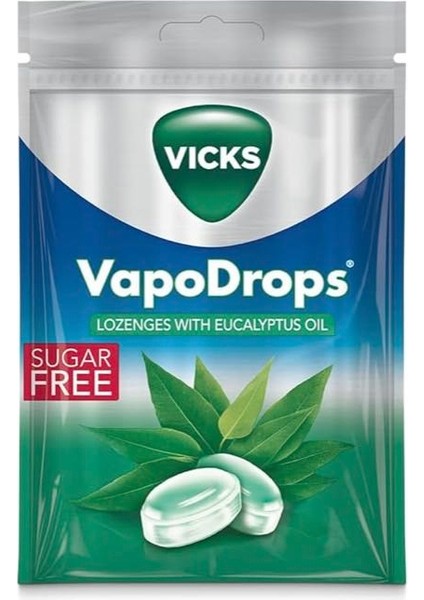 Vapodrops Okaliptus Yağı ile Pastil 72G 18 Adet