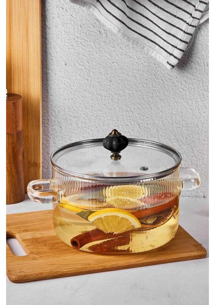 Carlton Siyah Kapaklı Isıya Dayanıklı Tencere 1.9l 16788 fırsatları