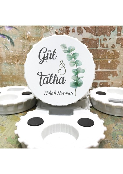 Kapak Açacaklı Magnet (10 Adet) Düğün - Nişan - Kına - Nikah - Söz