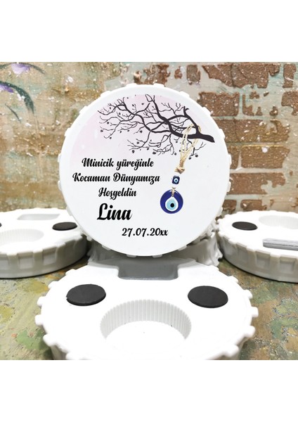 Kapak Açacaklı Magnet (10 Adet) Düğün - Nişan - Kına - Nikah - Söz