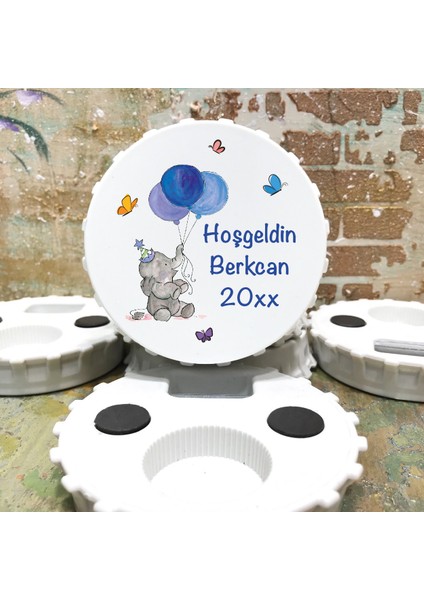 Kapak Açacaklı Magnet (10 Adet) Düğün - Nişan - Kına - Nikah - Söz