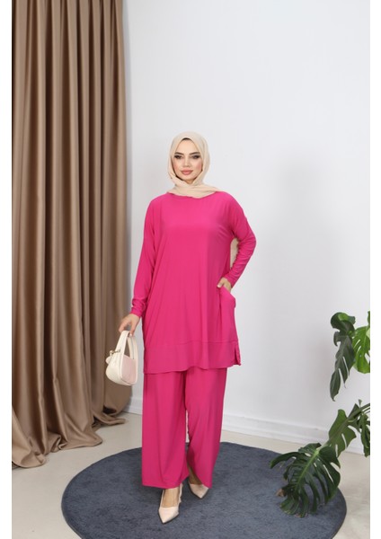 Yanları Cepli Sandy Pantolonlu Takım fiyatları