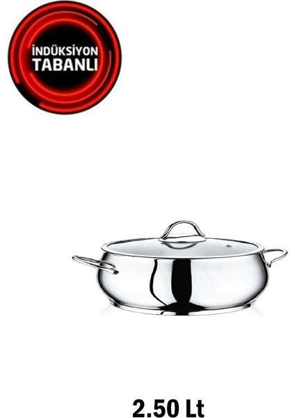 Bella Çelik 18X10 cm 2.50 Lt Basık Indiksiyon Çelik Tencere fiyatları