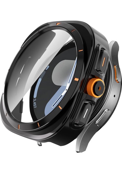 Samsung Galaxy Watch 7 40MM Uyumlu Watch 7 Ultra Dönüştürücü Kasa ve Ekran Koruyucu