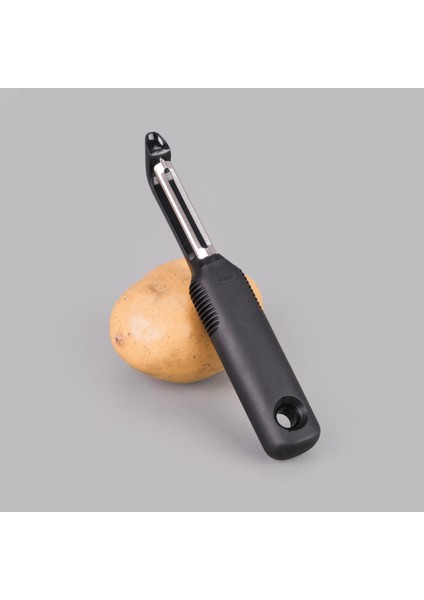 Gg Esnek Bıçaklı Soyacak - Siyah / Gri