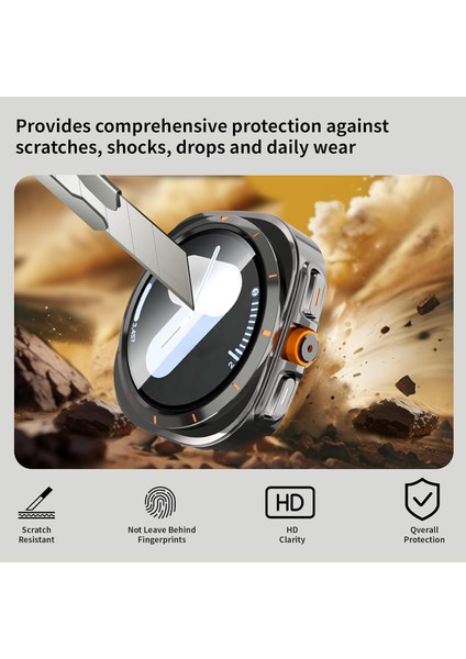 Samsung Galaxy Watch 7 40MM Uyumlu Watch 7 Ultra Dönüştürücü Kasa ve Ekran Koruyucu indirimleri