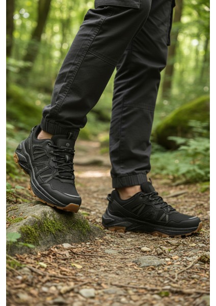Siyah Su Geçirmez Kaymaz Outdoor Ayakkabı 101 24682 Rochester M