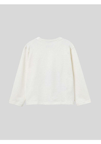 Kız Çocuk Sittch Sweatshirt 1-6 Yaş Ekru modelleri