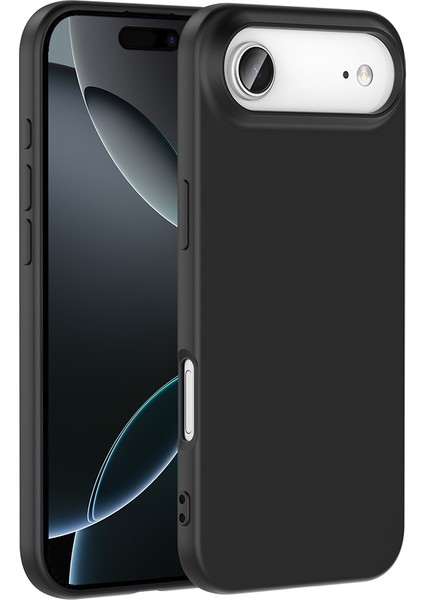 iPhone 17 Air Kılıf Zore Mara Lansman Kapak - Siyah