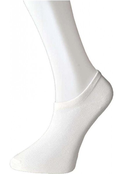 Beyaz Erkek Görünmez Çorap 6 Çift modelleri