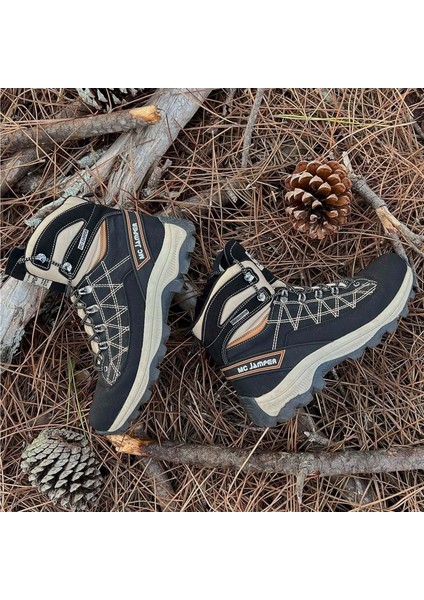 2224-JAMPER Anatomik Kaydırmaz Tabanlı Soft Shell Outdoor Trekking Erkek Fermuarlı Spor Bot - NKT02224-TARÇIN-41 modelleri